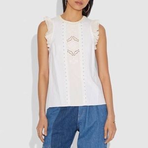 Coach top with studs size 8
